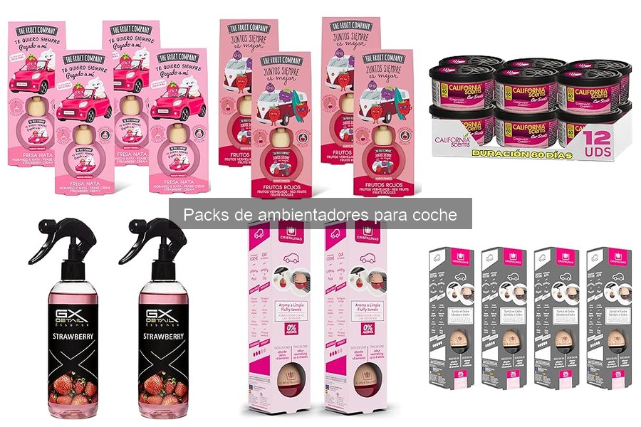 Dónde comprar packs de ambientadores para coche baratos