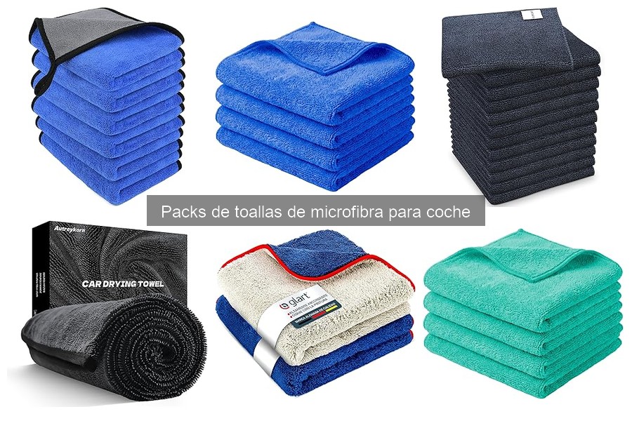 Dónde comprar packs de toallas de microfibra para coche