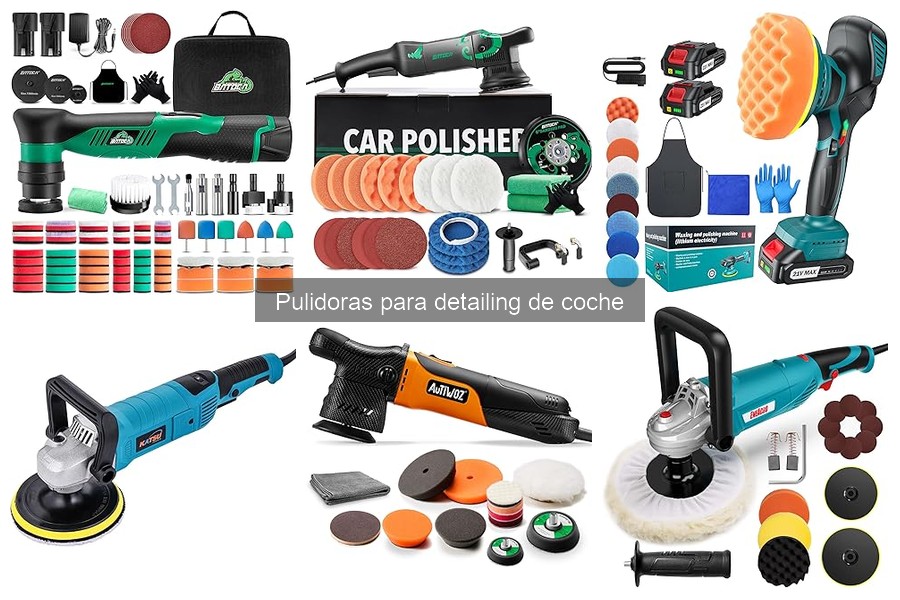 Dónde comprar pulidoras para detailing de coche: Guía y precios