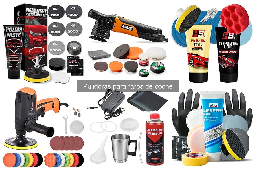 Dónde comprar pulidoras para faros de coche: mejores opciones