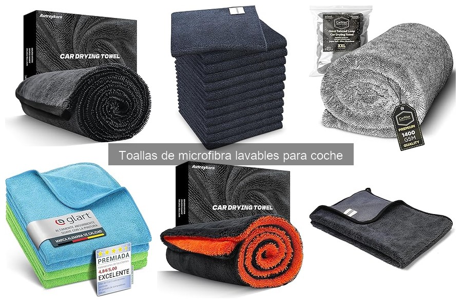 Dónde comprar toallas de microfibra lavables para coche