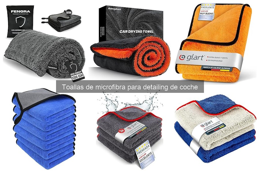 Dónde comprar toallas de microfibra para detailing de coche