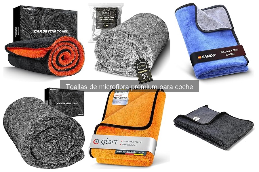 Dónde comprar toallas de microfibra premium para coche