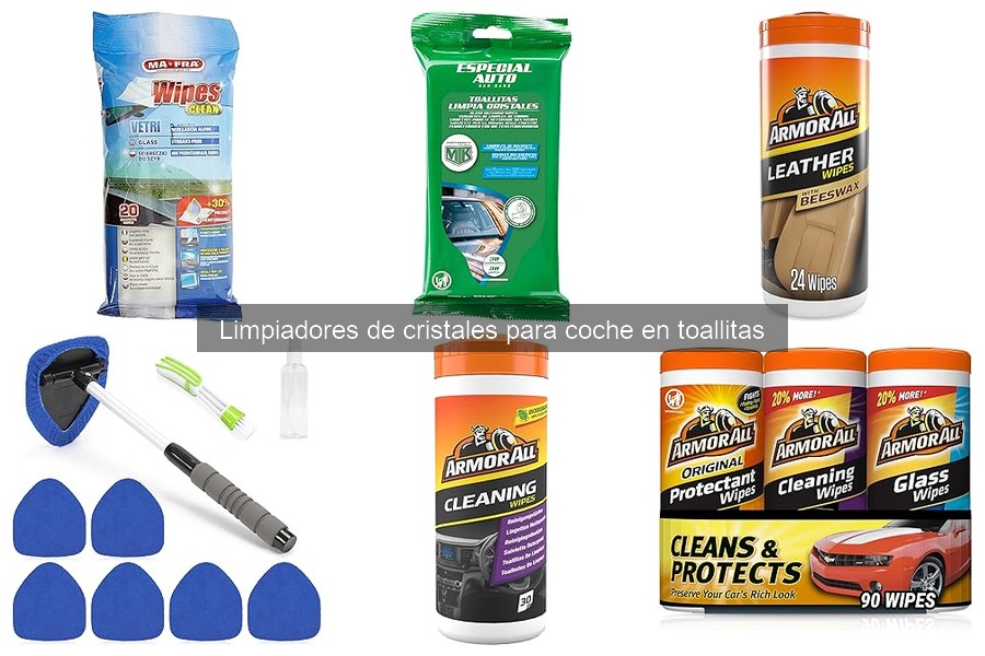Dónde comprar toallitas limpiadoras de cristales para coche