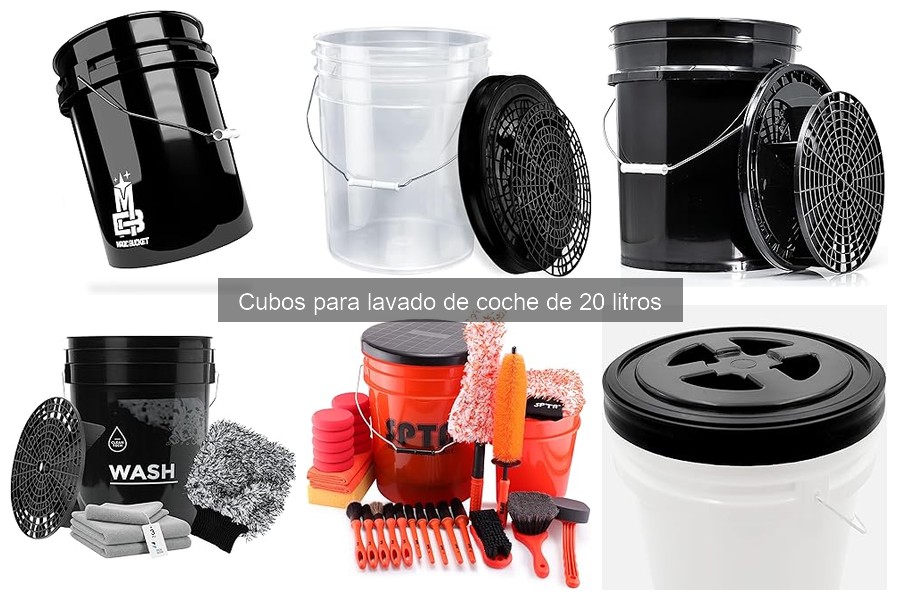 Dónde comprar un cubo de lavado de coche de 20 litros