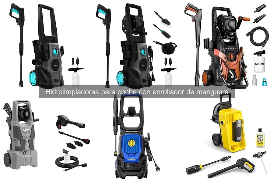 Dónde comprar una hidrolimpiadora con enrollador de manguera