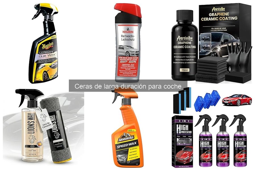 Duración de las ceras de larga duración para coche: ¿Cuánto dura?