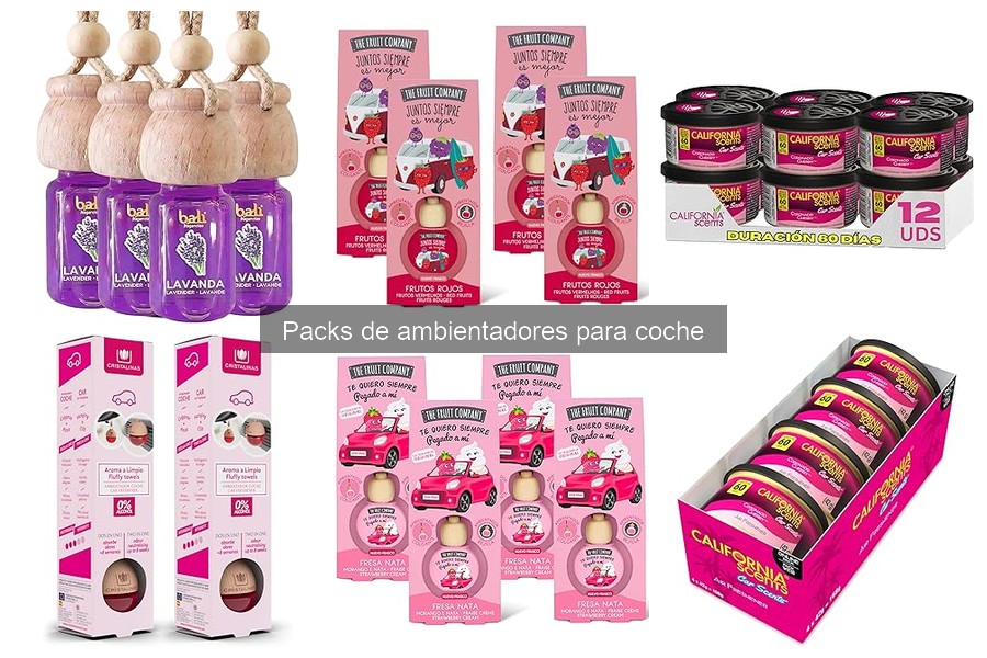 Duración de packs de ambientadores para coche: ¿Cuánto duran?
