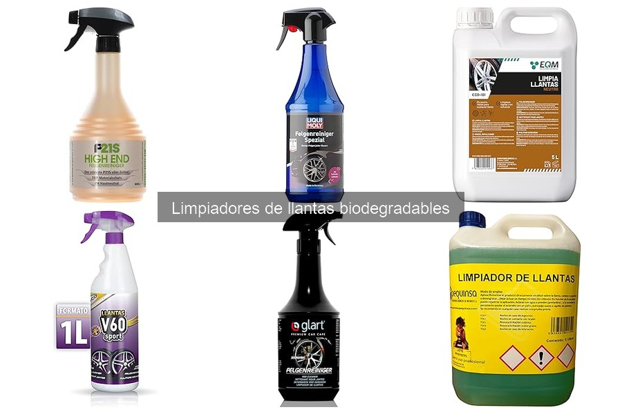 Efectividad de limpiadores de llantas biodegradables: ¿realmente funcionan?