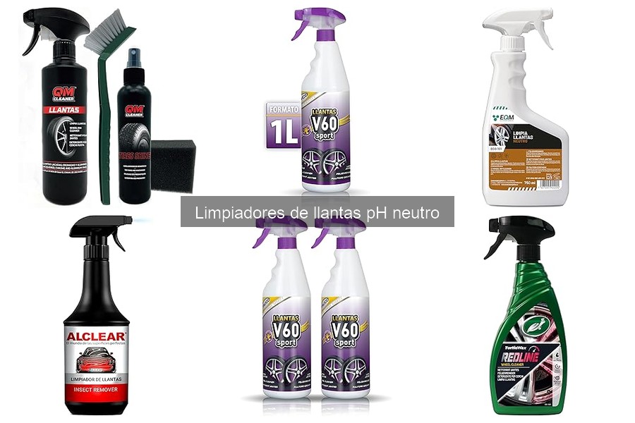 Efectividad de Limpiadores de Llantas pH Neutro ante Suciedad