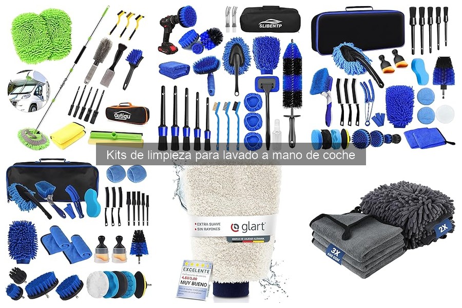 Efectividad de los Kits de Limpieza para Lavado a Mano de Coche