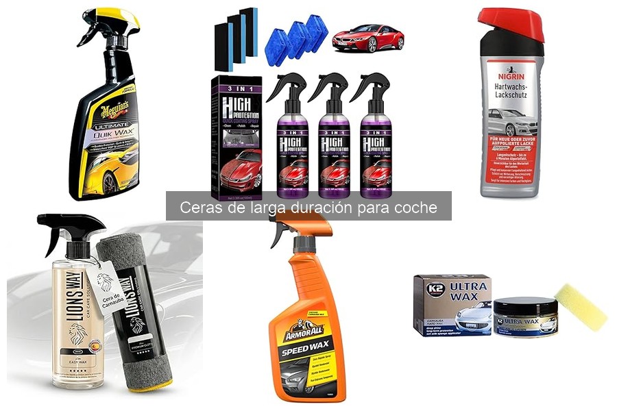 Efectos de las ceras de larga duración en pintaduras de coche
