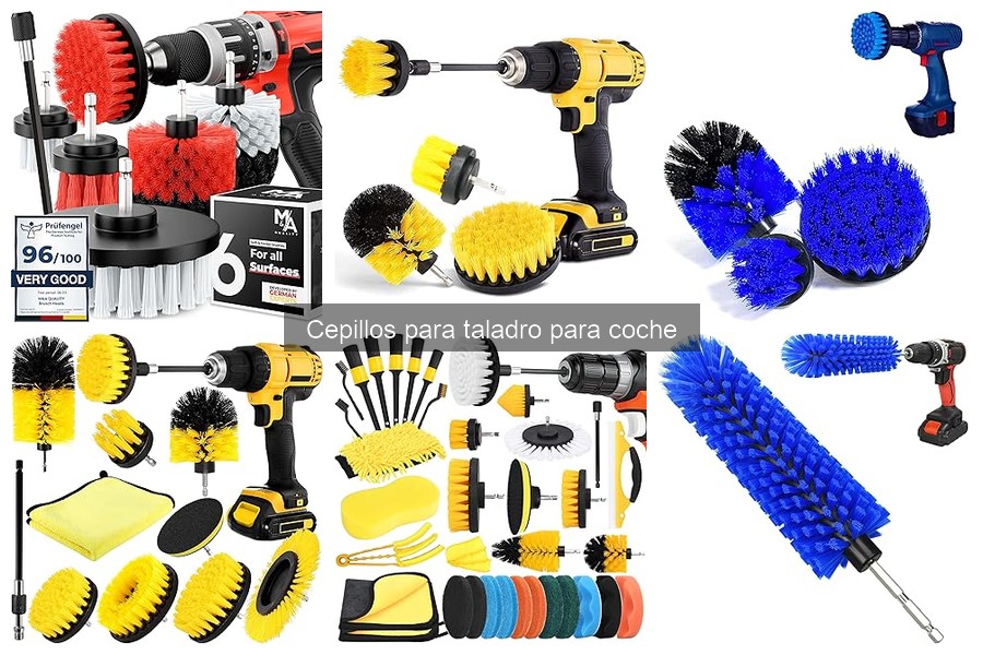 Elige el cepillo para taladro ideal para tu coche