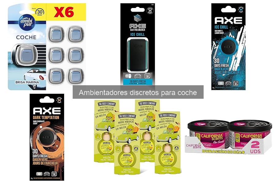 Errores comunes al elegir ambientadores discretos para coche