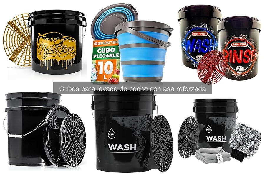 ** Errores comunes al elegir cubos para lavado de coche con asa reforzada