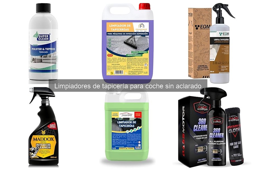 Errores comunes al elegir limpiadores de tapicería sin aclarado