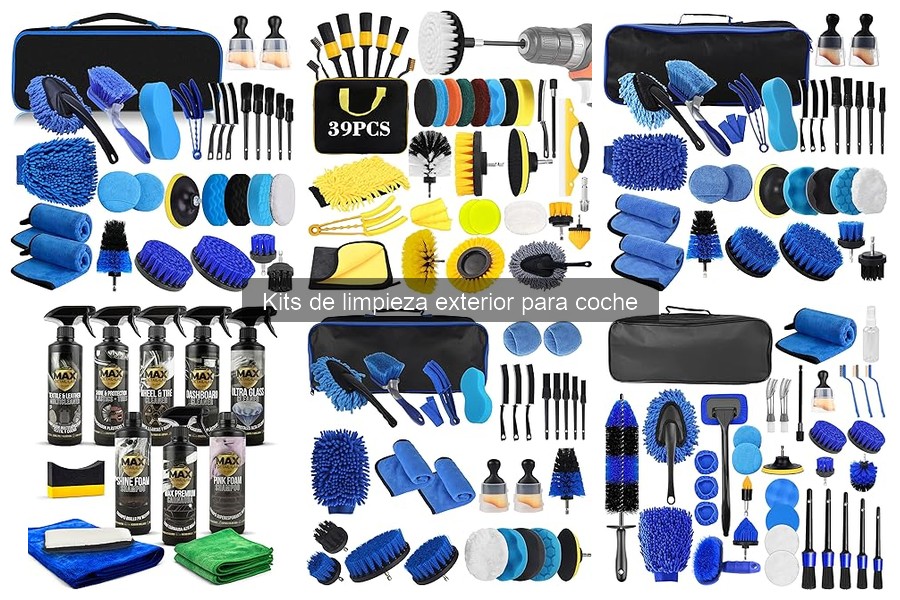 Errores comunes al elegir un kit de limpieza exterior para coche