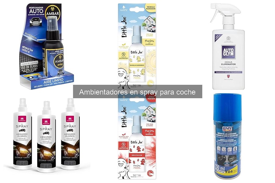 Errores comunes al usar ambientadores en spray para coches