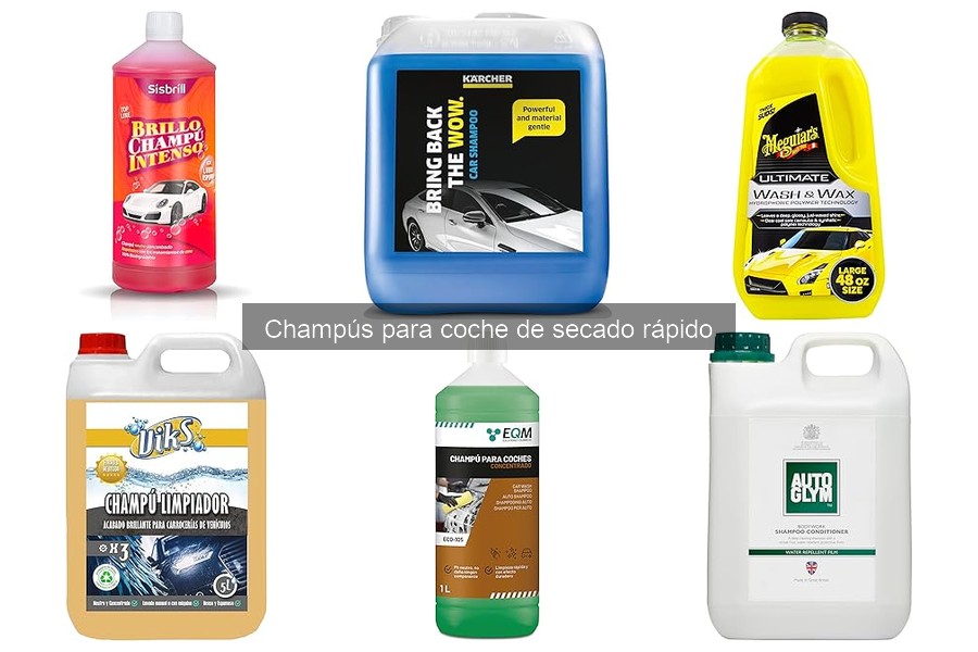 Errores comunes al usar champús de coche de secado rápido