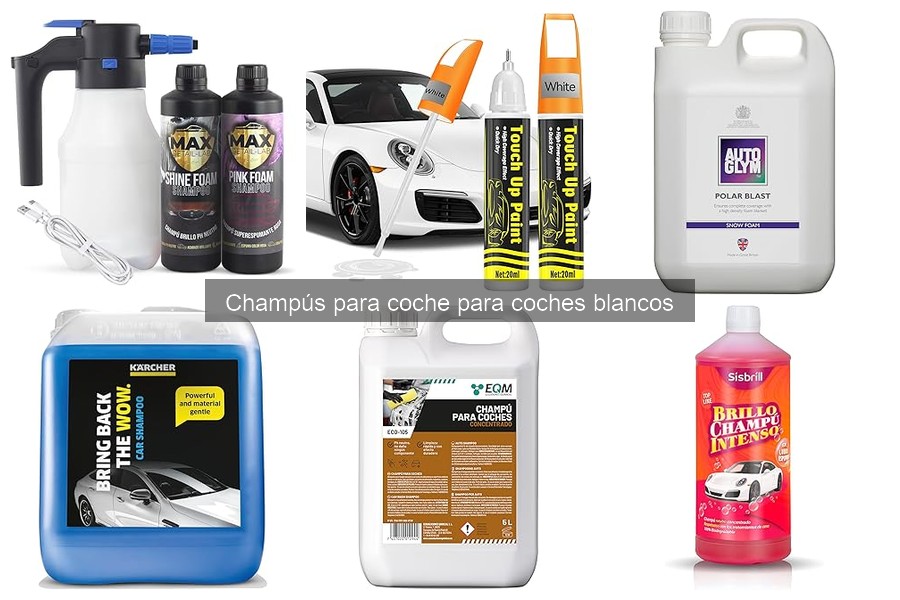 Errores comunes al usar champús para coches blancos