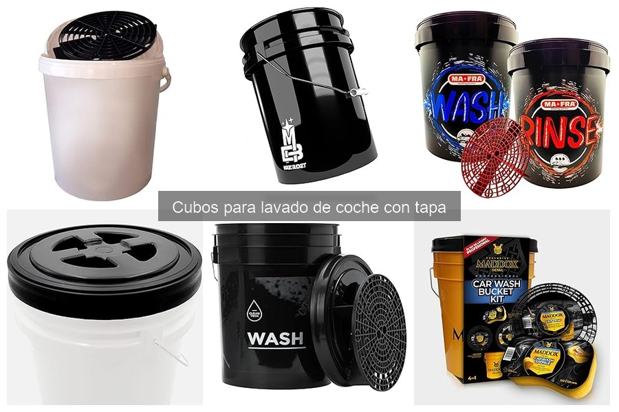 Errores comunes al usar cubos para lavado de coche con tapa