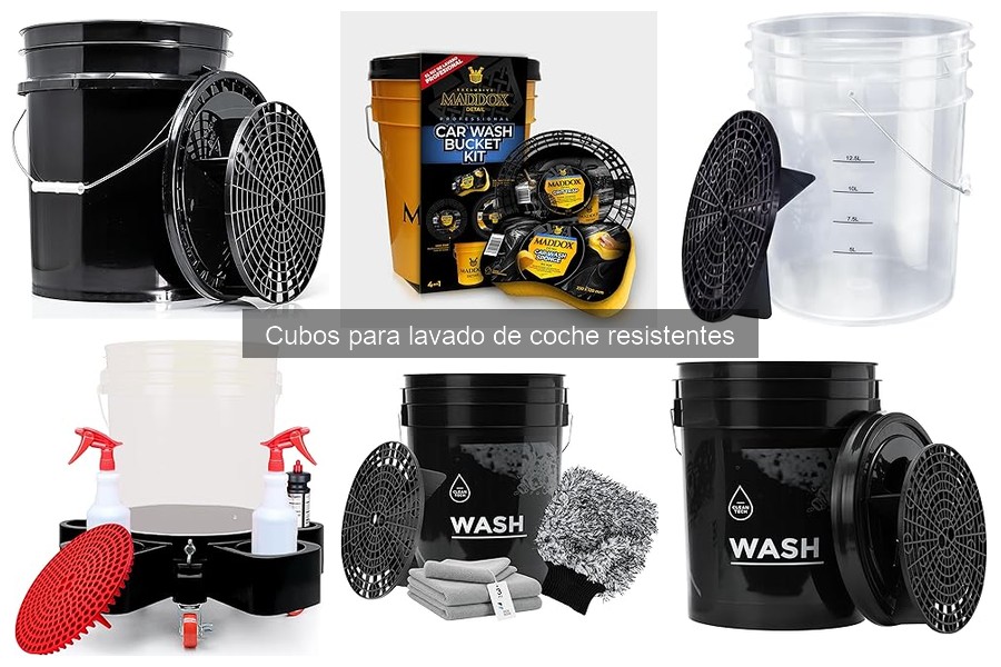 Errores comunes al usar cubos para lavado de coche