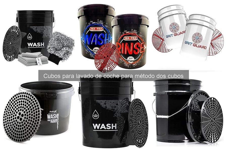 Errores comunes al usar el método de dos cubos para lavar coches