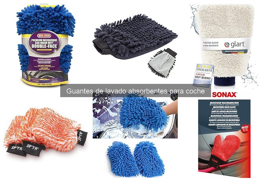 Errores comunes al usar guantes de lavado absorbentes para coche