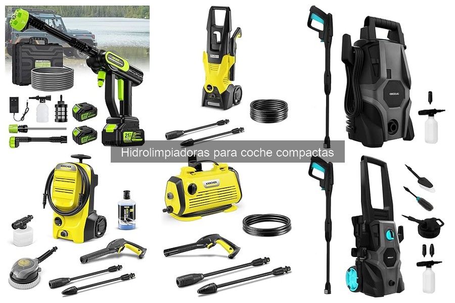 Errores comunes al usar hidrolimpiadoras compactas para coche