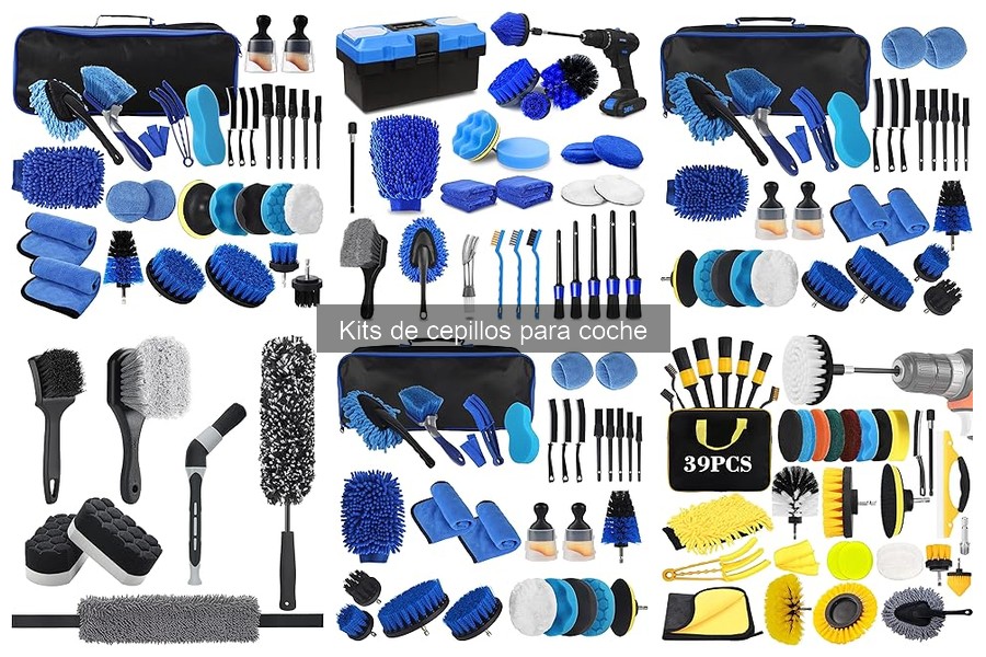 Errores comunes al usar kits de cepillos para coche