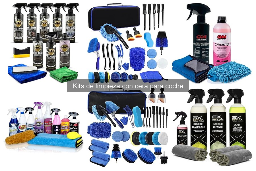 Errores comunes al usar kits de limpieza con cera para coche