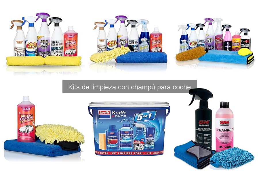 Errores comunes al usar kits de limpieza con champú para coche