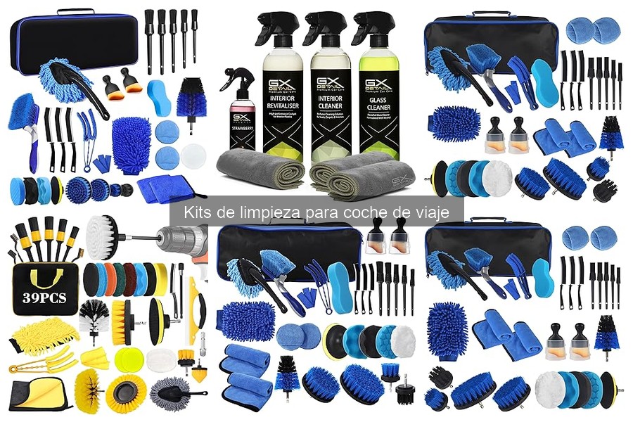 Errores comunes al usar kits de limpieza para coche de viaje