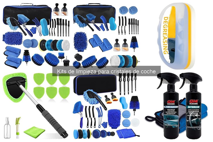 Errores comunes al usar kits de limpieza para cristales de coche