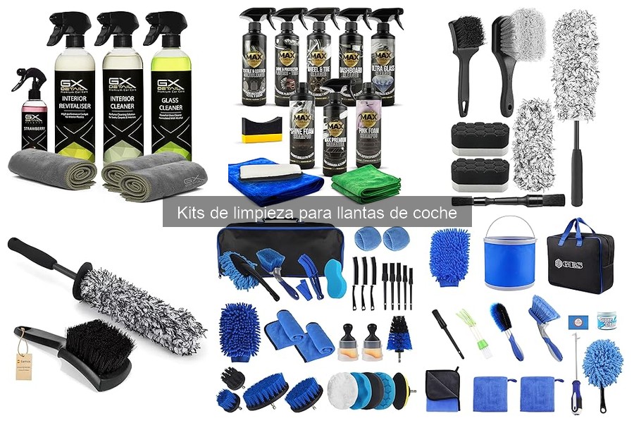 Errores comunes al usar kits de limpieza para llantas de coche