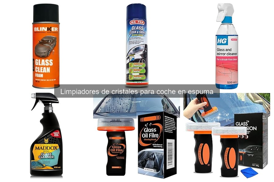 Errores comunes al usar limpiadores de cristales en espuma