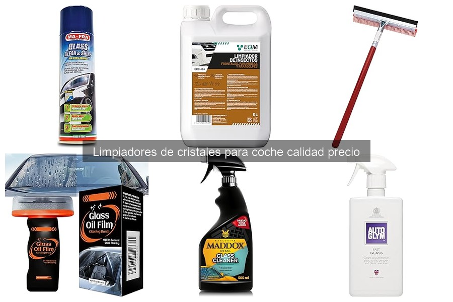 Errores comunes al usar limpiadores de cristales para coche