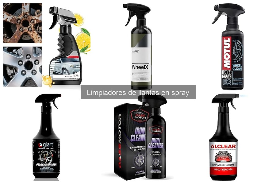 Errores comunes al usar limpiadores de llantas en spray