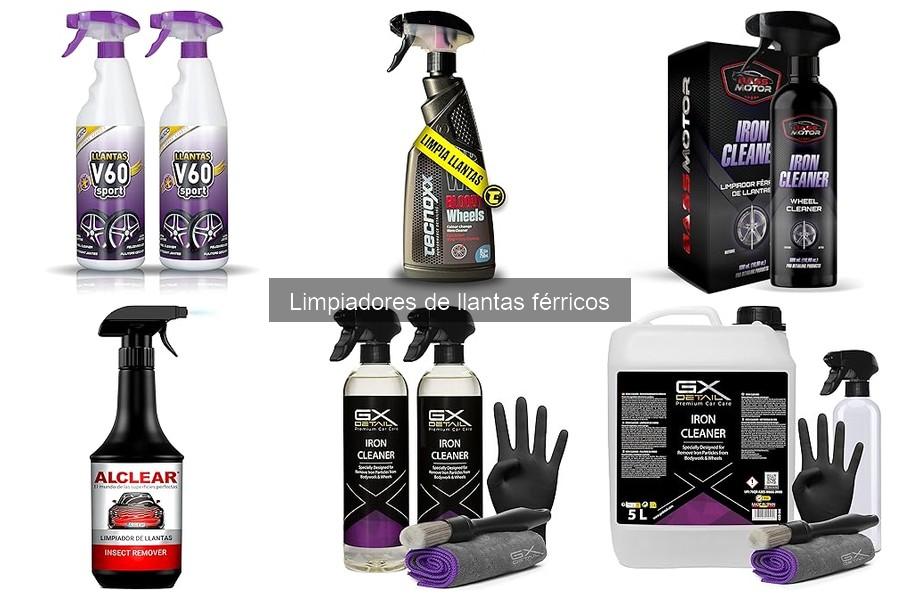 Errores comunes al usar limpiadores de llantas férricos