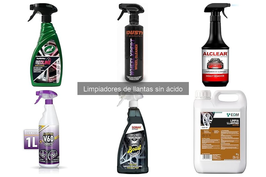 Errores comunes al usar limpiadores de llantas sin ácido
