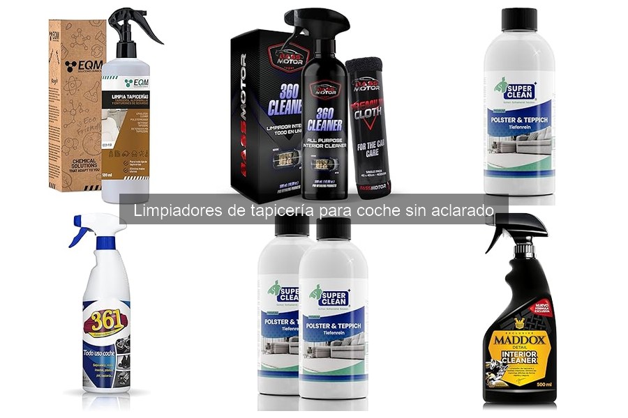 Errores comunes al usar limpiadores de tapicería sin aclarado