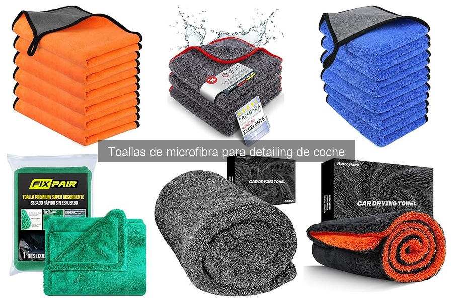 Errores comunes al usar toallas de microfibra para detailing