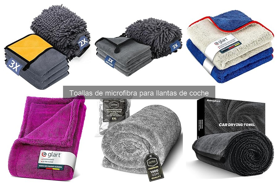Errores comunes al usar toallas de microfibra para llantas