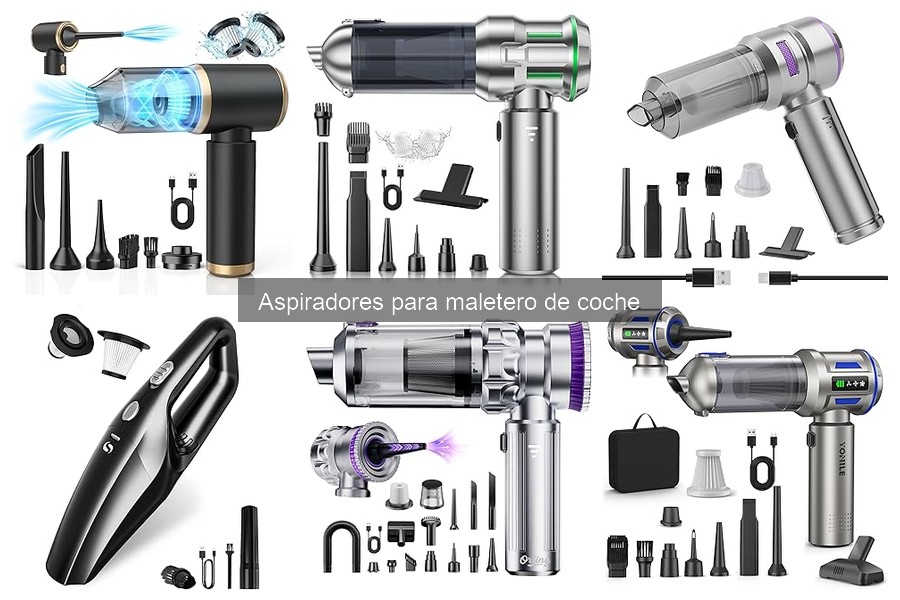 Errores comunes al usar un aspirador para maletero de coche
