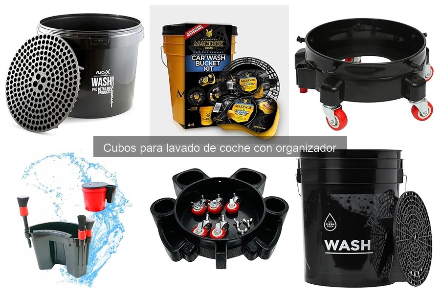 Errores comunes al usar un cubo de lavado con organizador