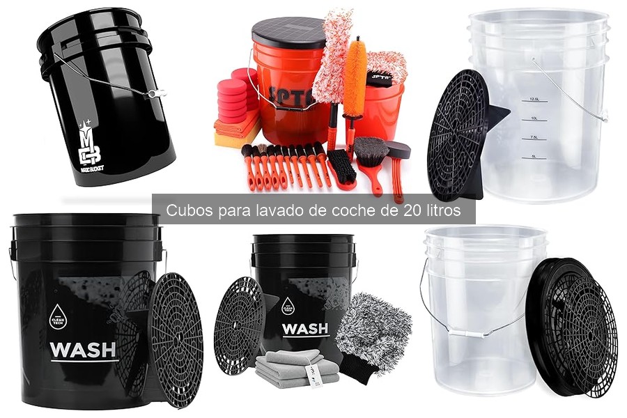 Errores comunes al usar un cubo de lavado de coche de 20 litros
