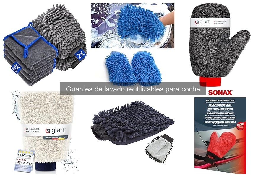 Errores comunes con guantes de lavado reutilizables para coche