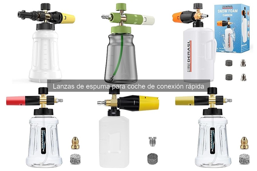 Errores comunes en lanzas de espuma para coche y sus soluciones