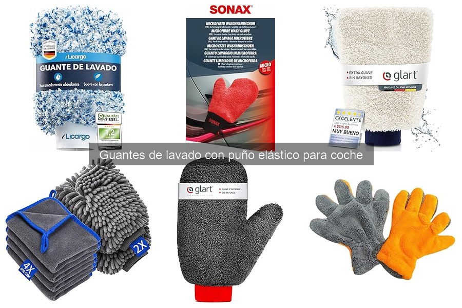 Guantes de lavado con puño elástico para coche: ¿Qué son?