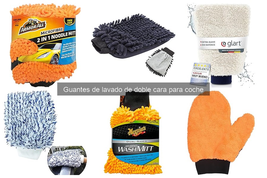 Guantes de Lavado de Doble Cara: Limpieza Seca y Húmeda Efectiva